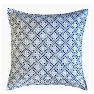 LAURA ASHLEY MR JONES CUSHION SKY BLUE