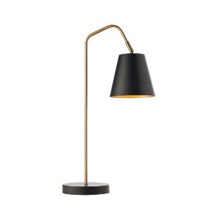 SOMA LAMP- DARK GOLD + SATIN BLACK 1207