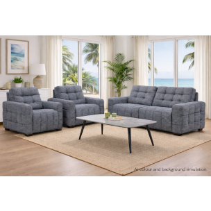 MARIO 3PCE SET FIELD NAVY FABRIC (3+1+1)