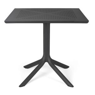 NARDI CLIP TABLE 80X80 ANTHRACITE
