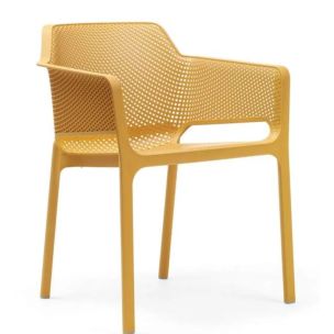 NARDI NET ARM CHAIR SENAPE W/ MUSTARD CUSHION