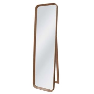 KAYA FREESTANDING MIRROR WITH OAK FRAME - 1650 X 450