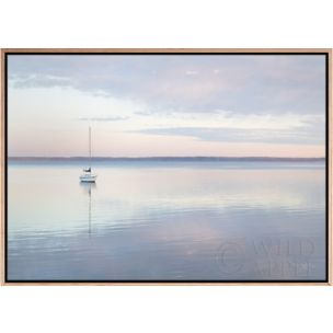 SAILBOAT IN BELLINGHAM BAY I CANVAS ARTWORK WITH FRAME - 915 X 1295