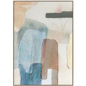 SPA ABSTRACT 2 FRAMED CANVAS ARTWORK