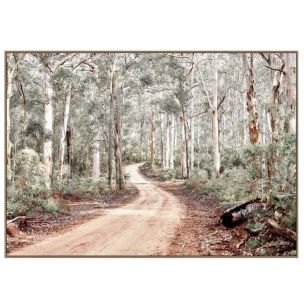 WINDING TRACK FRAMED ARTWORK - 1350 X 950