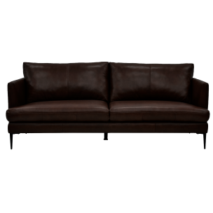 PALERMO 2.5 SEATER SOFA ATLANTIC CIOCCOLATO 200/46 LEATHER
