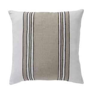 LINEN CHATEAU STRIPES CUSHION 50X50 - FEATHER FILL