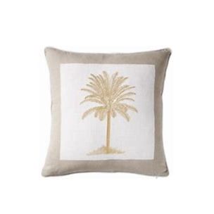 MAURITIUS PALM 50X50 CUSHION - FEATHER FILLED