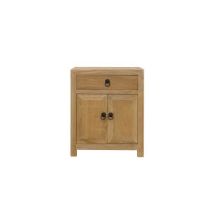 PEBBLE BEACH BEDSIDE S DOOR/1 DRW -CB060- RECYC ELM C1 -50 X 40 X 60