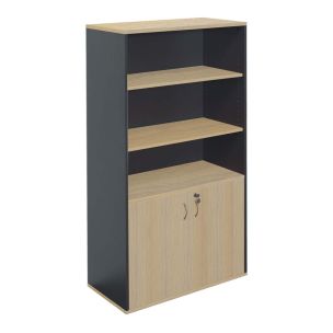 RAPID WORKER WALL UNIT OAK/IRONSTONE