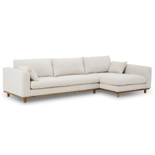 RAVENNA RHF SOFA CHAISE TERESA WHEAT FABRIC