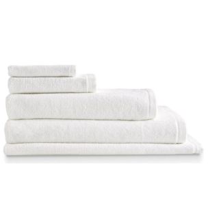 SHERIDAN COTTON TWIST BATH SHEET - WHITE
