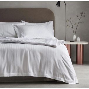 SHERIDAN NEWMARK TAILORED QUILT COVER SET QUEEN WHITE