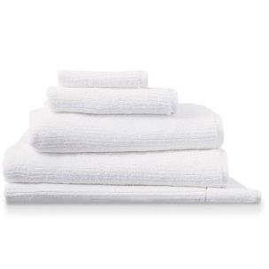 SHERIDAN TRENTON BATH TOWEL - WHITE