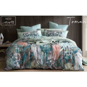 TOMAH EUCALYPT QUEEN QUILT COVER SET - LOGAN & MASON
