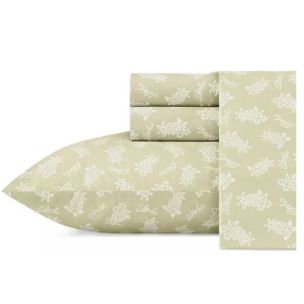 TOMMY BAHAMA ALOHA PINEAPPLE SAGE SHEET SET - DOUBLE