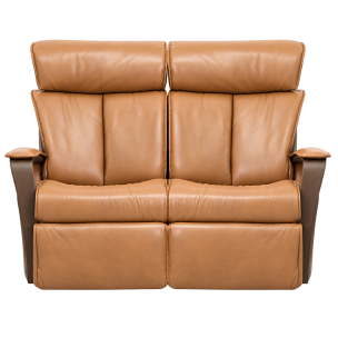 IMG MAJESTY LEATHER 2 SEATER REC SOFA TREND NATURE