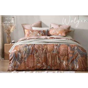 WOLGAN MULTI QUEEN QUILT COVER SET - LOGAN & MASON