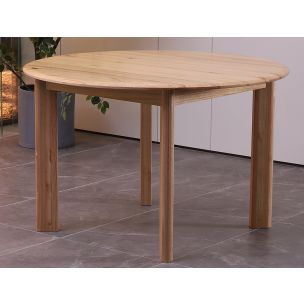 YARRA ROUND DINING TABLE 1200 - NEW ZEALAND ASH TIMBER