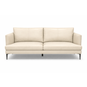 PALERMO 2.5 SEATER SOFA OSLO BONE CHINA LEATHER 40/21