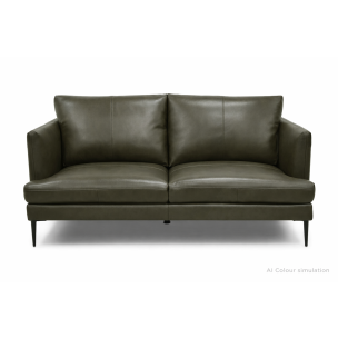 PALERMO 2 SEATER SOFA MONTANA OREGANO LEATAHER 60/16