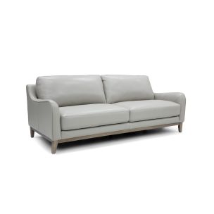 MODICA 2.5 + 2 SEATER SOFA SET - LEAD GREY 60/23 LEATHER