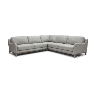 MODICA 2-CNR-2 SOFA - LEAD GREY 60/23 LEATHER