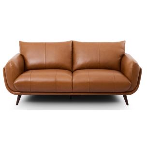 ROCOCO 2.5 SEATER SOFA 100/136 TORONTO BROWN LEATHER