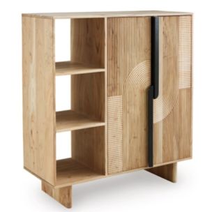 BOSEMAN BOOKCASE STORAGE CABINET