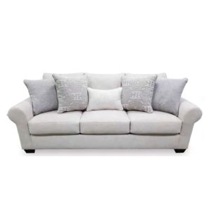 COSTNER 2 + 3 SEATER SOFA SET - LIGHT GREY FABRIC