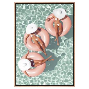 FREE FLOATER FRAMED CANVAS ARTWORK