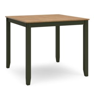 GOODWIN BAR TABLE - NAVY AND NATURAL TIMBER