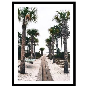 TIME ART UNDER GLASS WITH BLACK FRAME - 700 X 1000