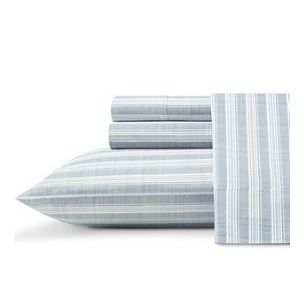 TOMMY BAHAMA MALDIVE STRIPE NAVY  SHEET SET - KING